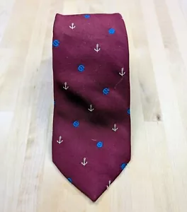 Vintage Georgio Salvi Nautical Skinny Tie - Picture 1 of 4