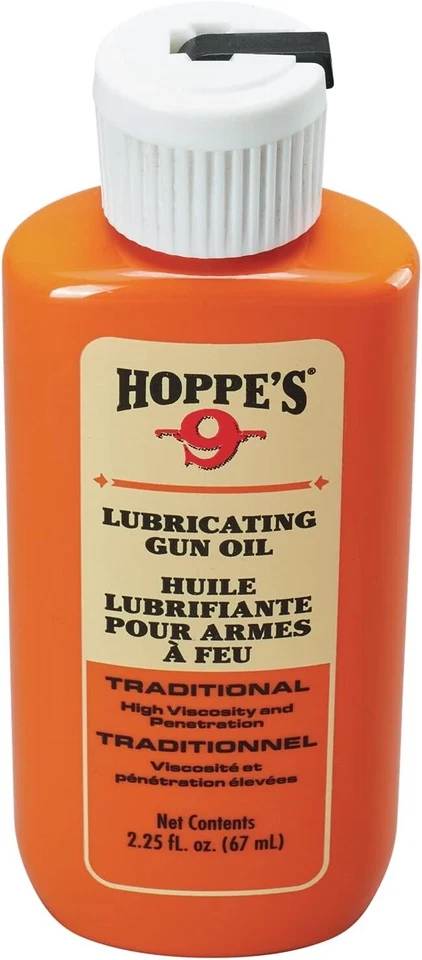 BRANDED Hoppes 9 Gun Guncare Hunting Rifle Pistol Lubricating Oil 4 Oz Bottle NEW