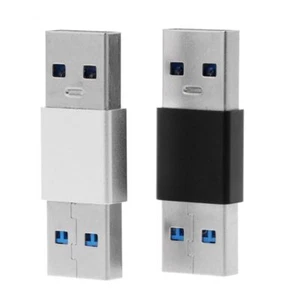 1 Pc Portable USB 3.0 Male to Male Extender Adapter High Speed Connector Coupler - Picture 1 of 9