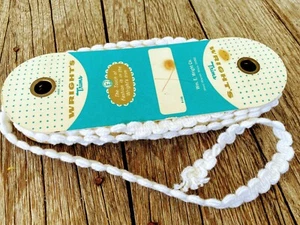 Vintage 11+ yards White Orlon Trim - Picture 1 of 5