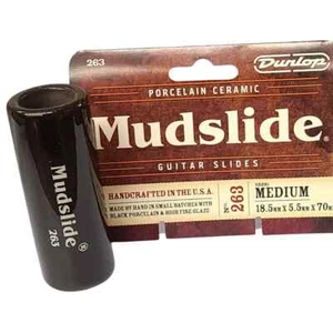Dunlop  Guitar Slide Mudslide Porcelain ROCK BLUES Medium #263 - Picture 1 of 7