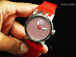 Seltene INVICTA 10424 Damenuhr DNA Mesh Collection rotes Armband SS - Bild 1 von 5
