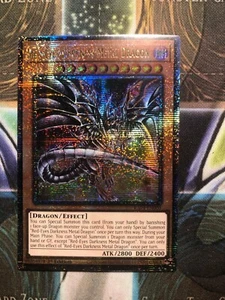 * RED-EYES DARKNESS METAL DRAGON * QUARTER CENTURY SECRET RARE RA04-EN003 YUGIOH - Picture 1 of 1