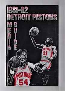 DETROIT PISTONS 1981-82 NBA MEDIA GUIDE - Picture 1 of 1