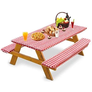 Picnic Table Cover With Bench Covers72" X 30" Fitted Picnic Table Covers With - Picture 1 of 7