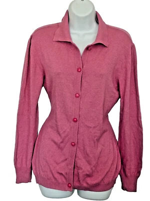Cárdigan/Túnica VERSACE ISTANTE Mujer CACHEMIRA ROSA CALIENTE Talla 42 (US 10 o Med) Foto 1 de 4