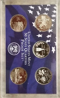 2000-S United States Mint CLAD PROOF SET, with U.S. Quarters, Set of 10-Coins - Image 1 of 4