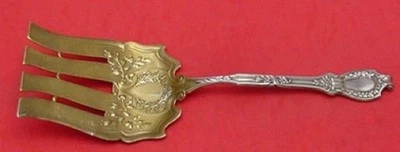 Tenedor de espárragos de plata esterlina Du Barry de Durgin lavado en oro 9 1/2" para servir Foto 1 de 2