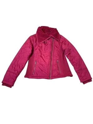 Chaqueta prAna Diva Rosa Magenta Para Mujer Forrada Sherpa Talla S Usada en Excelente Condición W2Diva315 Foto 1 de 4
