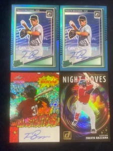 Travis Bazzana Auto Lot (4) - Donruss / 35 (2) & Nightmoves (SP), Blatt Illustrationen / 10 - Bild 1 von 2