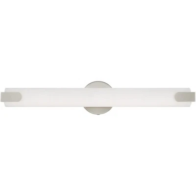 Luz de tocador de baño Livex Lighting 16363-91 Lund níquel cepillado Foto 1 de 4