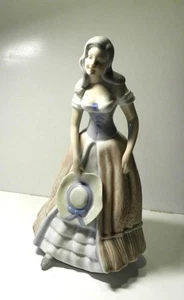 TENGA T.G. HECHO A MANO EN ESPAÑA NIÑA CON SOMBRERO FIGURA 12" H ¡HERMOSO! - Imagen 1 de 10