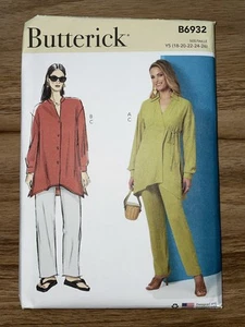 Butterick Pattern B6932 Misses' Tops & Pants Sizes 18-26 UNCUT FREE SHIPPING - Picture 1 of 2