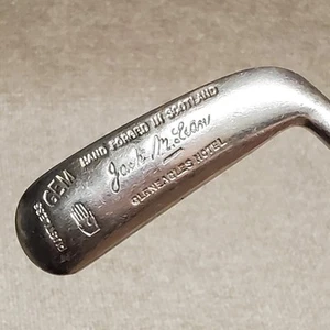 Rare Antique Jack Mclean Putter Hickory Shaft Golf Club Gem Scotland Gleneagle. - Bild 1 von 11