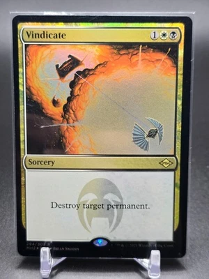 MTG Vindicate 294/303 Modern Horizons 2 Rare Foil Sorcery - Image 1 of 2