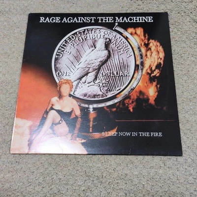 Rage Against The Machine Sleep Now In The Fire 7" Vinyl Record Used - Image 1 of 3