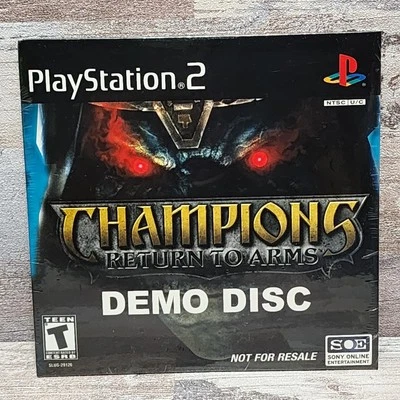 PlayStation 2 Champions: Return To Arms Demo Disc Sony PS2 SEALED RARE 2004 NFR - Image 1 of 4
