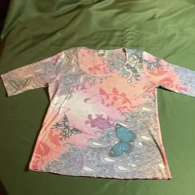Camiseta vintage Susie Butterfly cuello redondo XL Foto 1 de 4