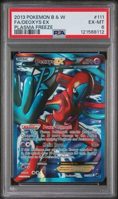 2013 Pokémon B&W Deoxys EX Plasma Freeze Holo PSA 6 #111 - Image 1 of 3