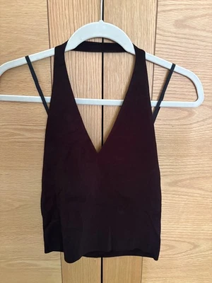 Women's Ralp Lauren Purple Label Black Halter Top - Size L - Image 1 of 4