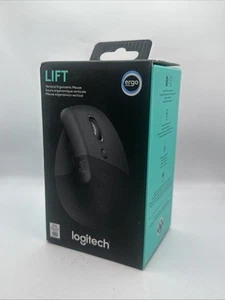 Logitech Lift Vertical Ergonomic Mouse Wireless Bluetooth - Black - Picture 1 of 5