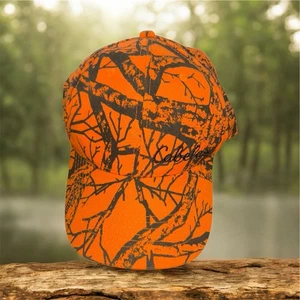 OC Orange Camo Real Trip Mütze mit verstellbarem Riemen - Bild 1 von 1