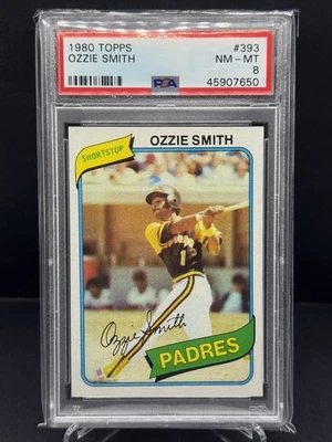 1980 Topps Ozzie Smith #393 PSA 8 Foto 1 de 2