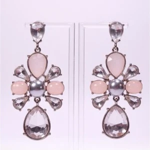Banana Republic Women's Crystal Cabochon Gemstone Statement Earrings NWT 68 - Picture 1 of 9