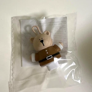 Starbucks Holiday 2025 Bearista Gold Santa Drink Hole For Reusable Cups Cap Japa - Picture 1 of 6