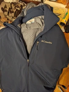 Columbia Men's Gate Racer Softshell Hooded Insulated Jacket XXL Unused  - Picture 1 of 6