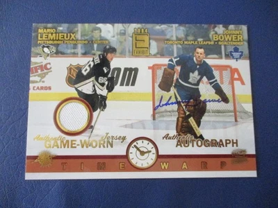 2003 - 04 PACIFIC EXHIBIT TIME WARP AUTO BOWER LEMIEUX JERSEY  /565 #221 - Image 1 of 4