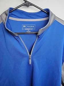 Jos A Bank Leadbetter Golf Pullover Mens XL Polyester 1/4 Zip Sweater - Picture 1 of 6