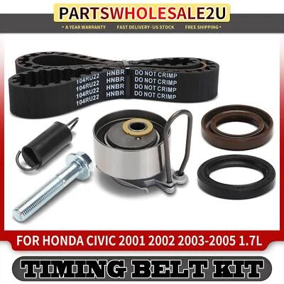 Nuevo kit de correa de distribución de 4 piezas para Honda Civic 2001 2002 2003 2004 2005 L4 1,7 L SOHC Foto 1 de 4