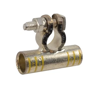 Negative Battery Lug Flag 4/0 Gauge Barrel Copper Terminal Crimp Solder Terminal - Picture 1 of 1