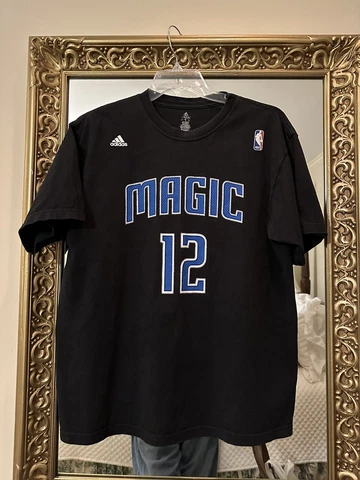 NBA Orlando Magic Dwight Howard 12  T Shirt Mens Black  Adidas Cover