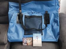 Earth Pak Waterproof Duffel Bag, Blue, 70 Liter Capacity, Never Used Lightweight