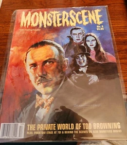 monsterscene magazine issue 6 tod browning cover horror - Bild 1 von 2