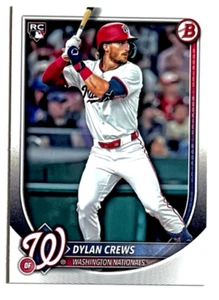 2025 BOWMAN DYLAN CREWS BASE WASHINGTON NATIONALS RC #42 - Picture 1 of 1