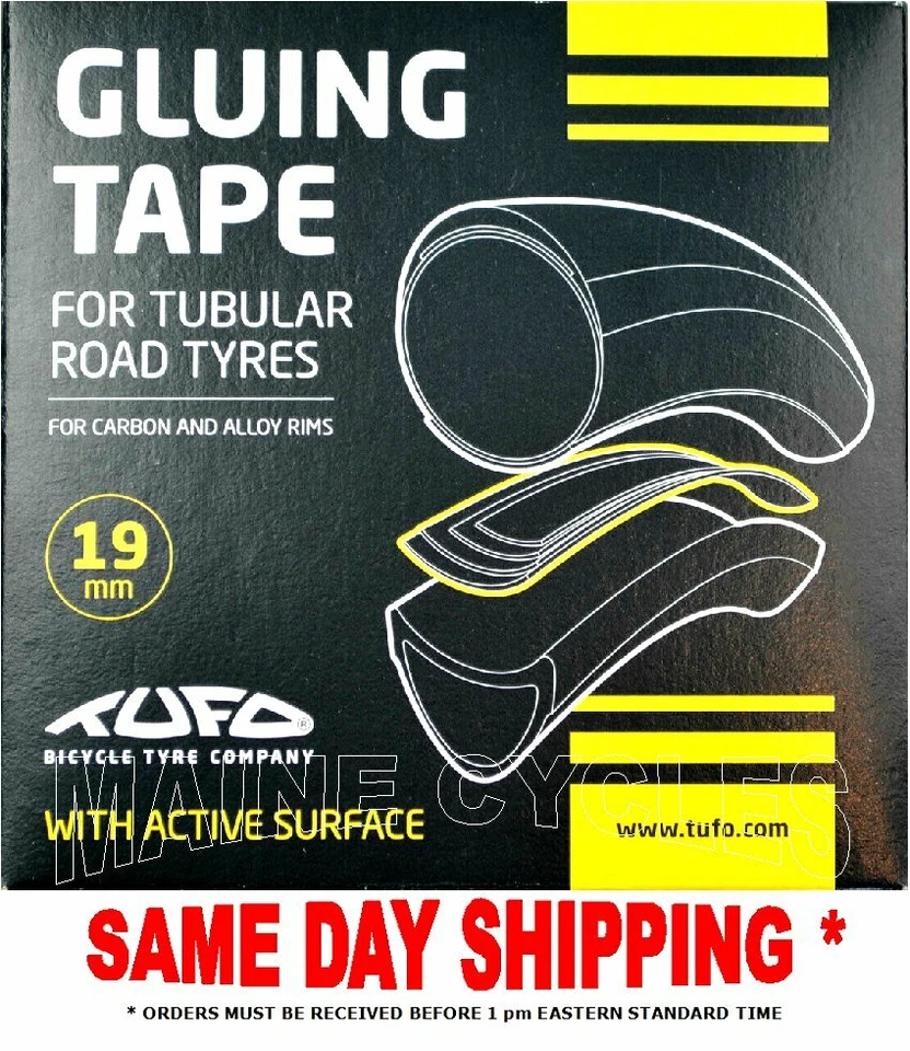 Cinta adhesiva Tufo / nueva cinta adhesiva tubular carretera 19 mm Foto 1 de 1