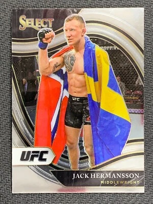 Jack Hermansson #273 Mixed Martial Arts 2021 Octagonside Panini Select UFC  - Image 1 of 2