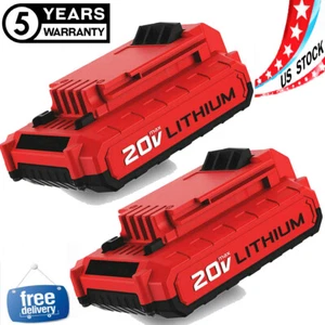 2PACK 20 Volt Lithium-Ion Battery for PORTER CABLE 20V MAX 3.0Ah PCC680L PCC685L - Picture 1 of 12