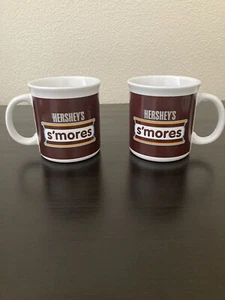 Set Of 2 Hershey’s S’mores Camping Hot Cocoa Coffee Mugs Galerie - Picture 1 of 3