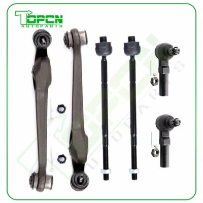 Fits Saturn SL1 SL2 SC1 SC2 SW2 1991-2002 6pcs Front Control Arms Tie Rod Ends - Image 1 of 4