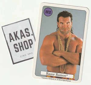 Razor Ramon 1992 Catcher Quartett Card H2 Series 4 Amigo Spiele ULTRA RARE WWF - Picture 1 of 3