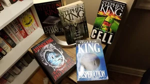 Stephen King 5 Book PB Lot: Cell, Desperation, Black House, Bazaar & GWLTG, GC!! - Imagen 1 de 12