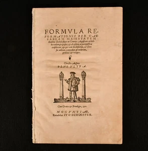 1548 Formula Reformationis per Caesaream Maiestatem Charles V Latin Very Scarce - Picture 1 of 11