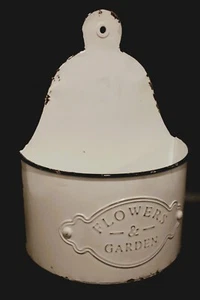 Blumen & Garten Blumenhalter zum Aufhängen aus Metall bemalt - Bild 1 von 2