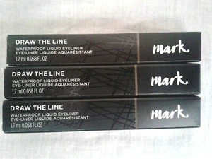 Mark Draw the Line Waterproof Eyeliner 1.7 ml Lot of 2 - Picture 1 of 3