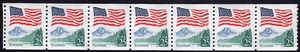 Scott #2280a Flag Yosemite Plate # Coil (PNC5) of 5 Stamps MNH P#11 End of coil - Picture 1 of 2