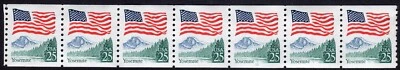 Scott #2280a Flag Yosemite Plate # Coil (PNC5) of 5 Stamps MNH P#11 End of coil - Image 1 of 2